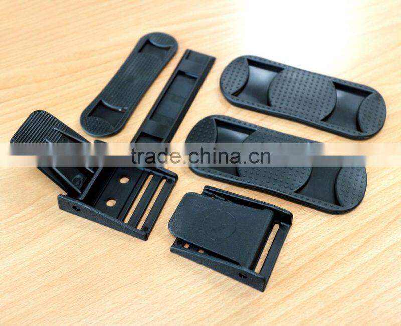 Black, White, Color, Plastic POM NYLON Loops, Rectangle rings