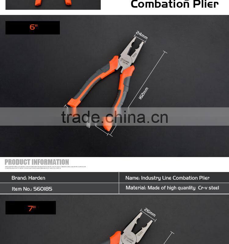 Industry line combination plier OEM ODM style handle combination tools