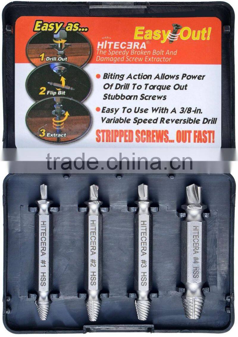 2016 wholesale as seen on tv speed out 4pcs damaged screw remover