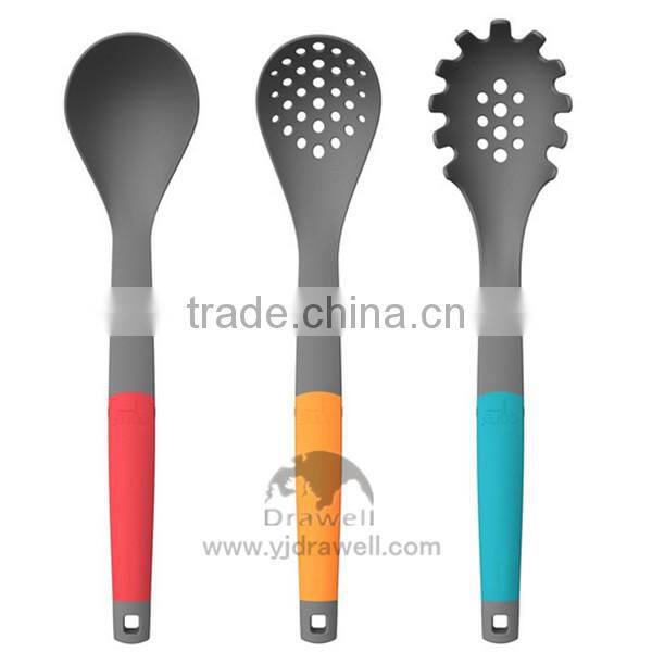 NY-6728 3 Piece Colorful high quality nylon kitchen utensils