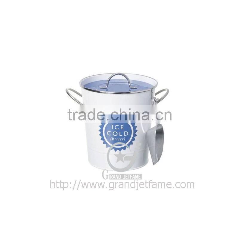 Ice Bucket with Scoop ice bucket beer can cooler holder