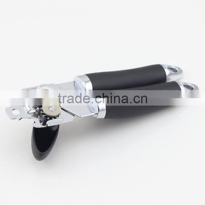 High Quality Multi Stainless Steel Can Opener with Black Handle