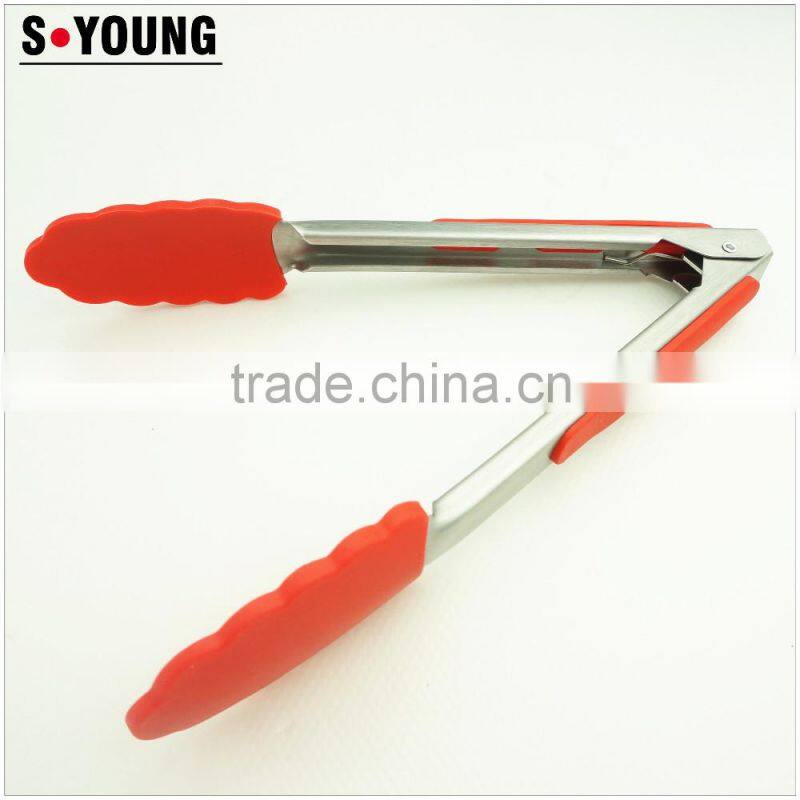 14071 icone Kitchen Serving Tongs Cooking Stainless Steel Handle Food Tong