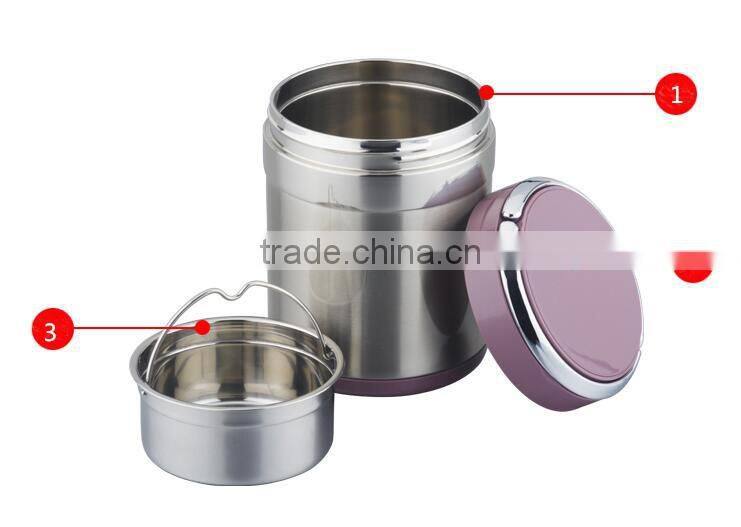 insulated stainless steel food container/ Food Storage Containers in low price