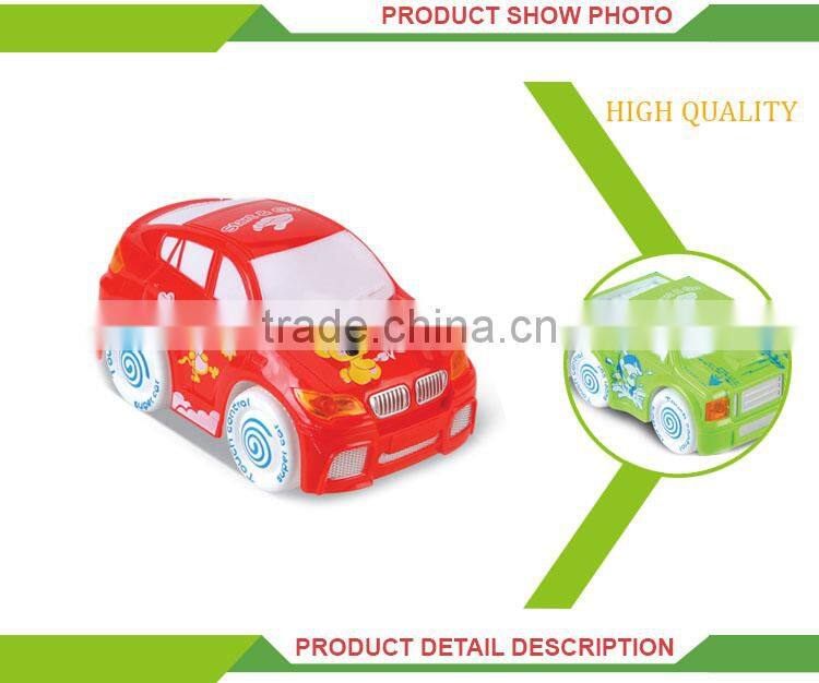 Newest product battery operated music plastic diecast model car parts