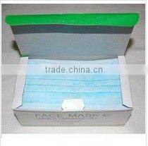 single use dental Non woven face mask 3 ply