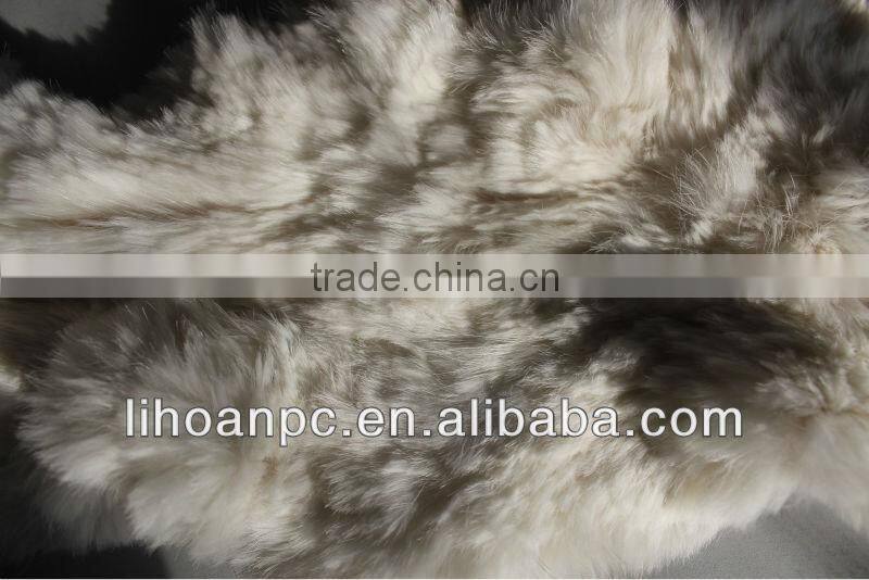 rex rabbit fur scarf