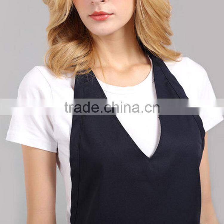 Wholesale Promotional Customized cooking cotton kitchen apron With Logo
