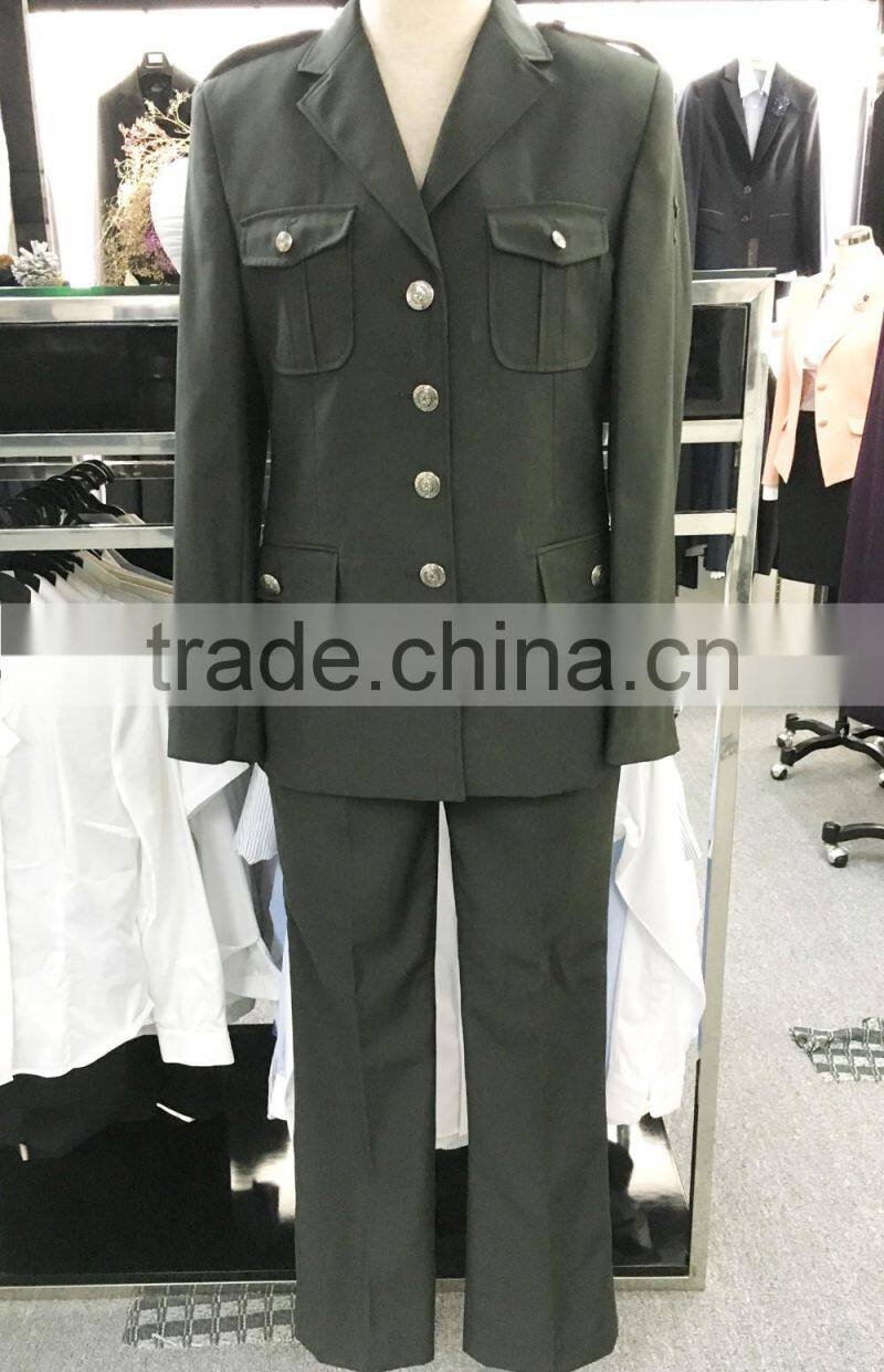 Stock men security suit uniform