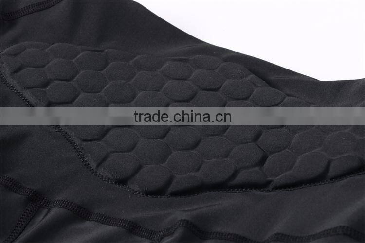 OEM Men's high quality padding compression top short sleeve for compression clothing