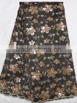 cheap price african organza lace fabric for wedding dress OG0143