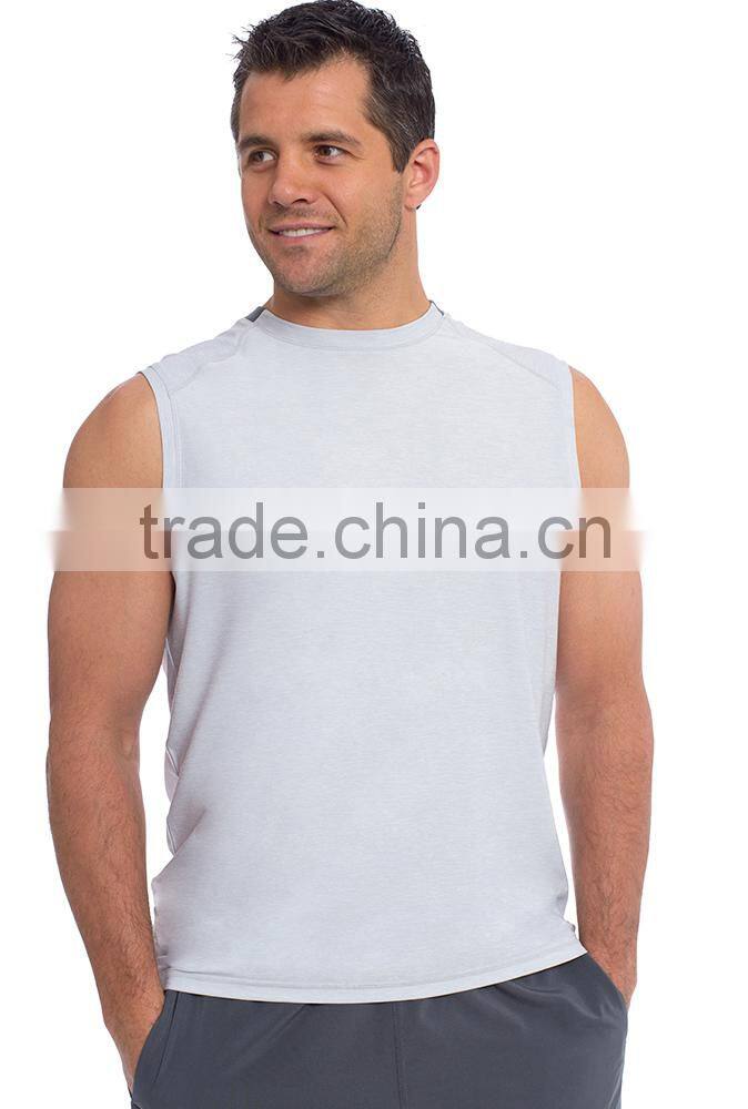 tri blend top shirt cool dry stringer top gym singlet