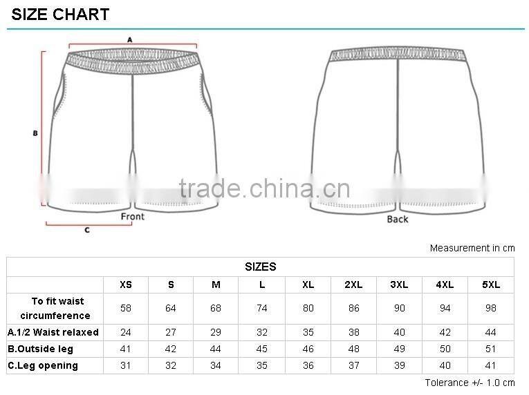 OEM high quality 2014 summer casual shorts for man