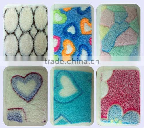 Leopard Printed Fleece Fabric For Bathrobe And Blankets