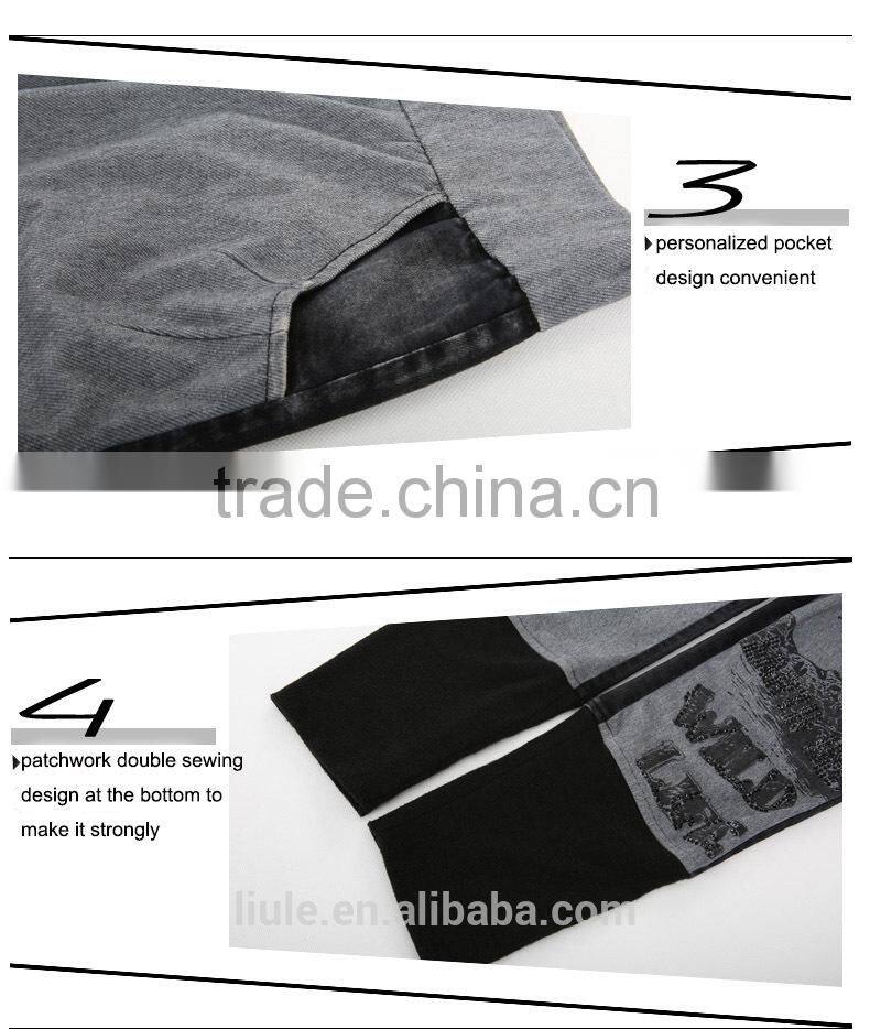 animal pattern embroideried women sweat pants for wholesale