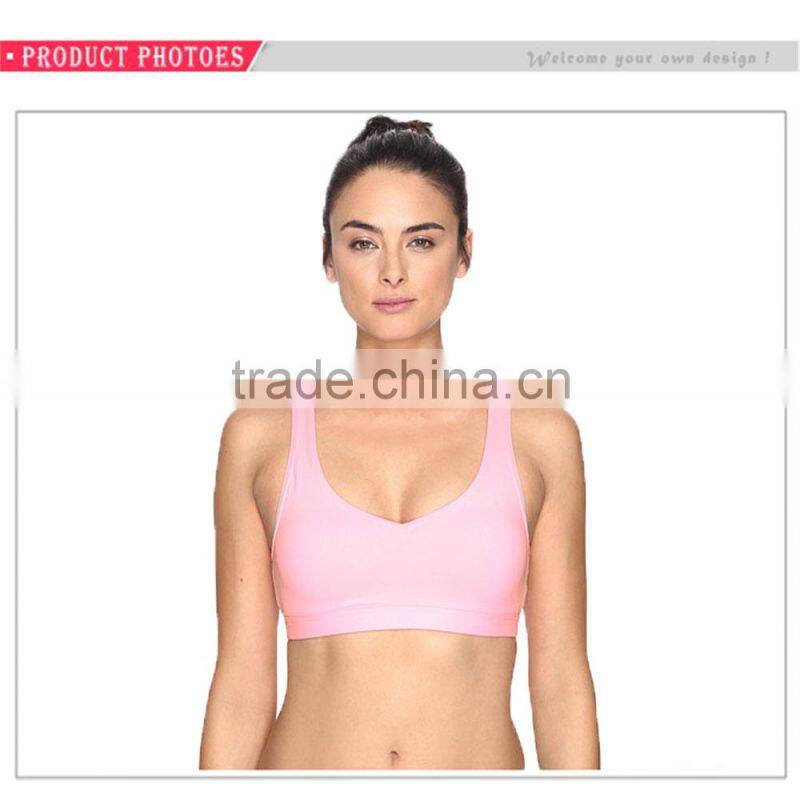 Hot Sale New Bra Design Dry Fit Blank Plain Running Sports Athletic Bras