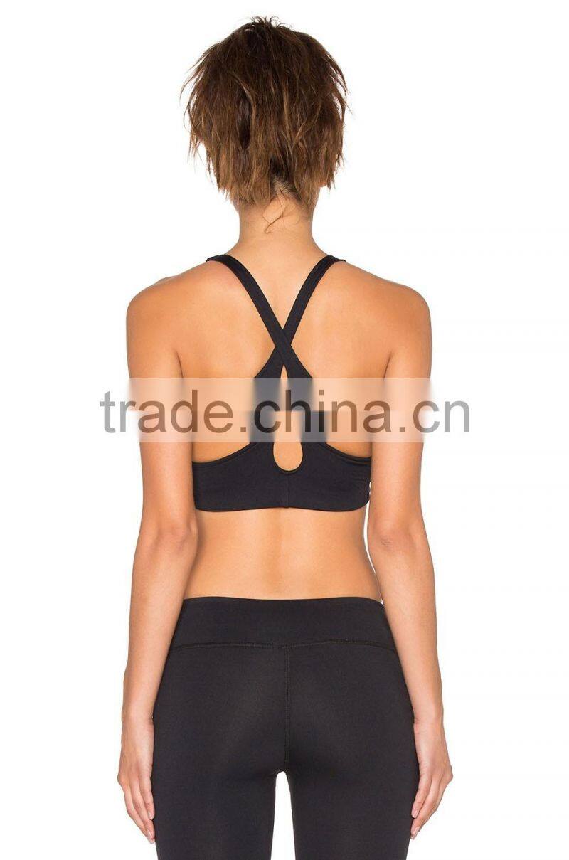 Sexy custom cotton yoga wear for women sport clothing set