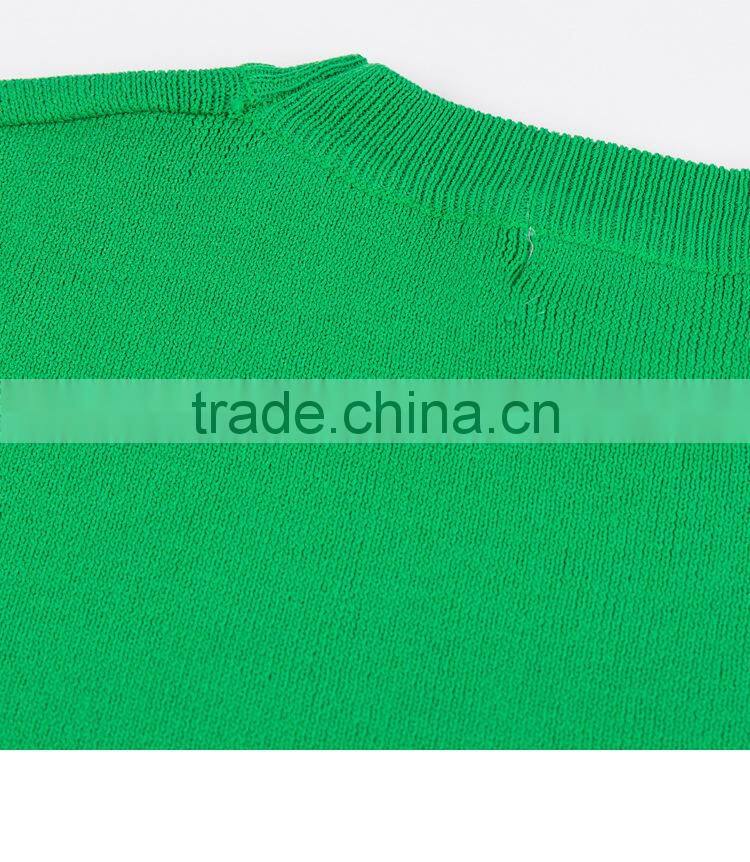 Summer new fashion irregular design short sleeve slim T-shirt in women's uique knitted top