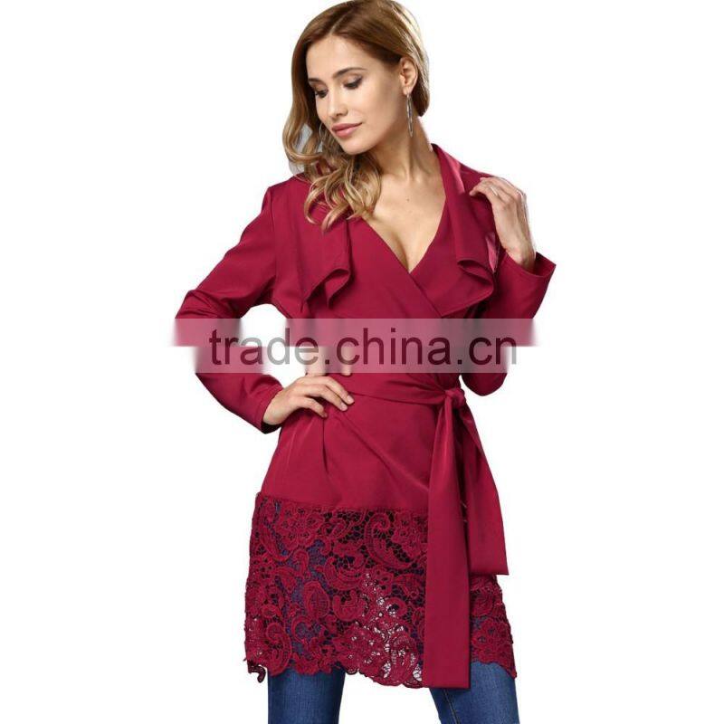 Fashion Women Woolen Trench Coats For Sale 2017