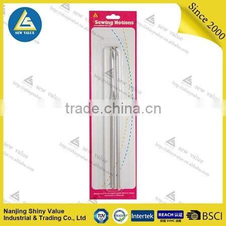 Knitting needle type sewing accessories aluminium custom crochet hook