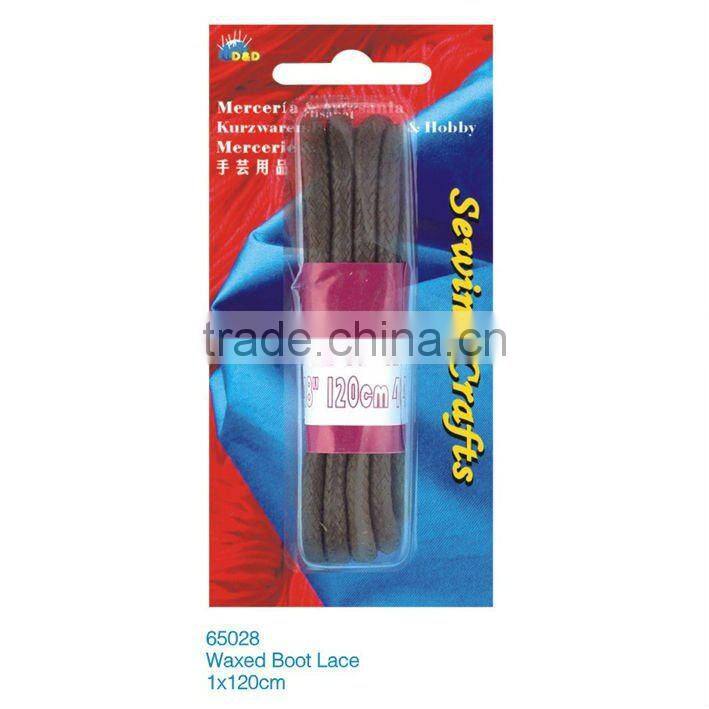 D&D cotton brown Boot Shoe Lace Manufacture(65028)