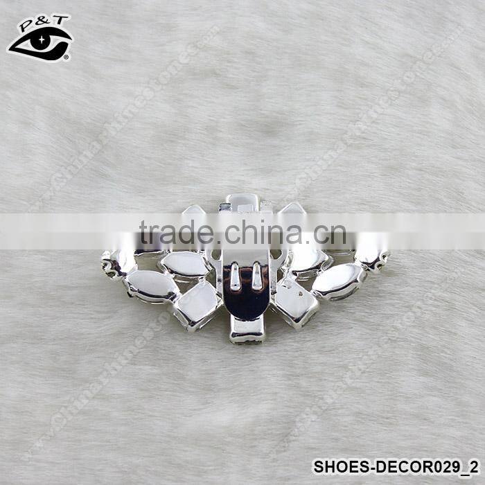 Classical Rhinestone Shoe Clip Ornament for high heel lady women shoes accessories crystal clips