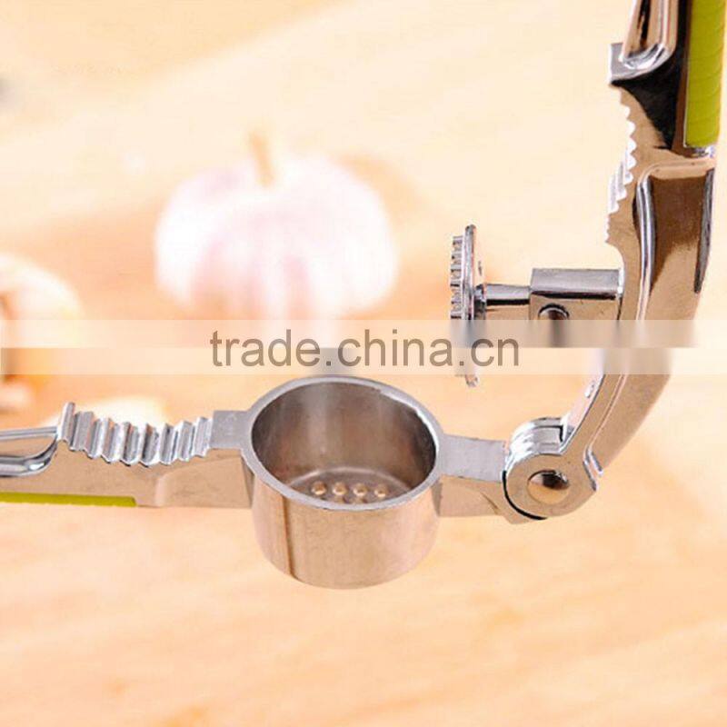 Kitchen Vegetable Presser Accessories Gadegt Cooking Alloy Ginger Crusher Stainless Steel Garlic Presse