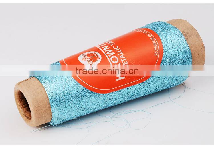 MH type nylon or polyester or rayon metallic embroidery yarn