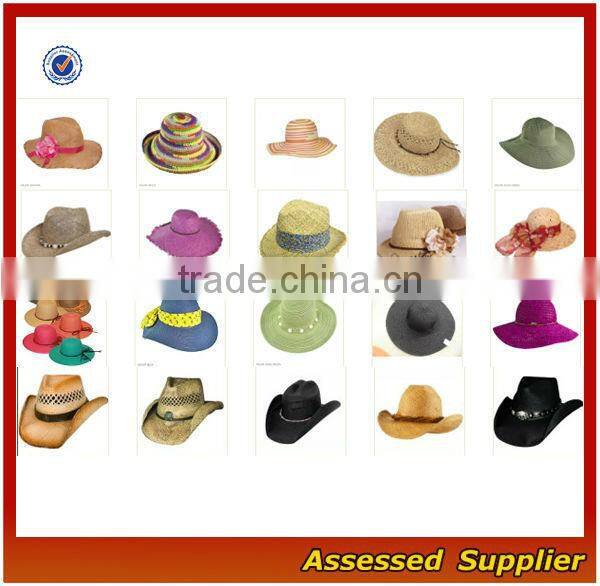 CN337/Fashion kids straw hats mens straw hats fedora/wholesale straw hats cheap