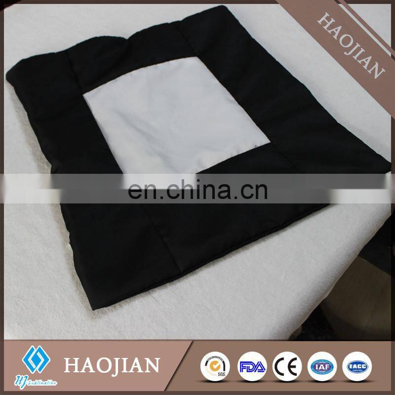 black pillow case sublimation printable cushion car cushion pillow covers chair cushion
