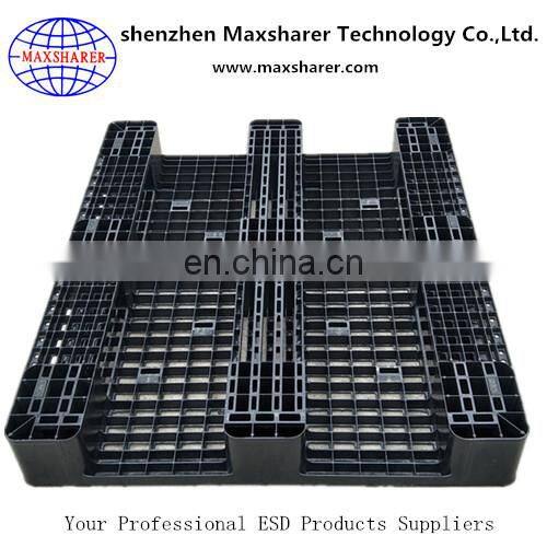 high temperatur plastic black Anti-static pallets for esd package