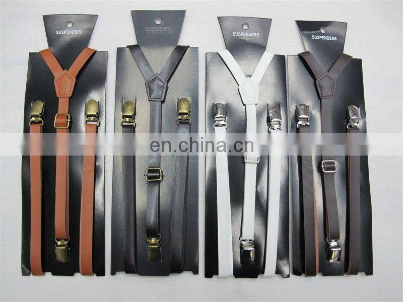 2014 2015 wholesale fashion suspenders cute leather suspenders Stylish Braces Sudpenders