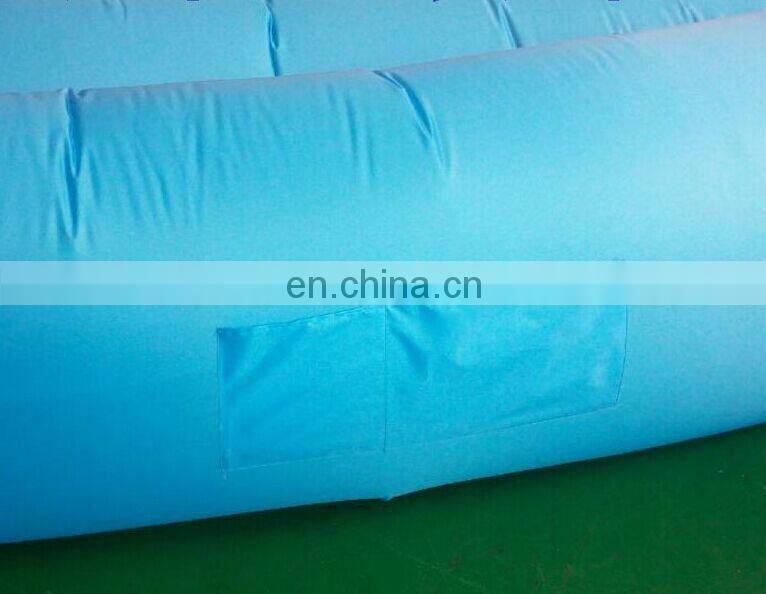 Inflatable lounge bag hammock air bed banana sofa