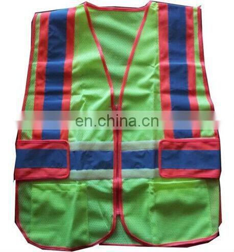 new promotion hot sale Yellow 120g Mesh Reflective Safety Vests