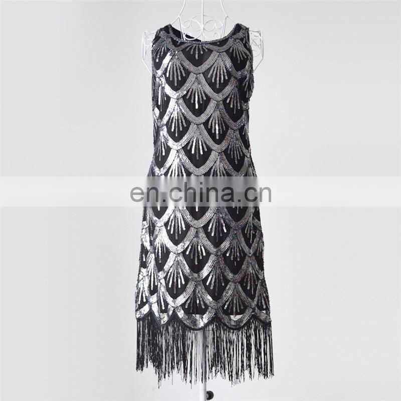 BestDance 1920'S style gatsby vintage look sexy sequins flapper dress OEM