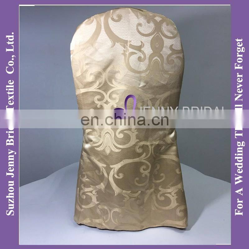 C076C damask fabric chair cover for wedding party beach lounge chair cover