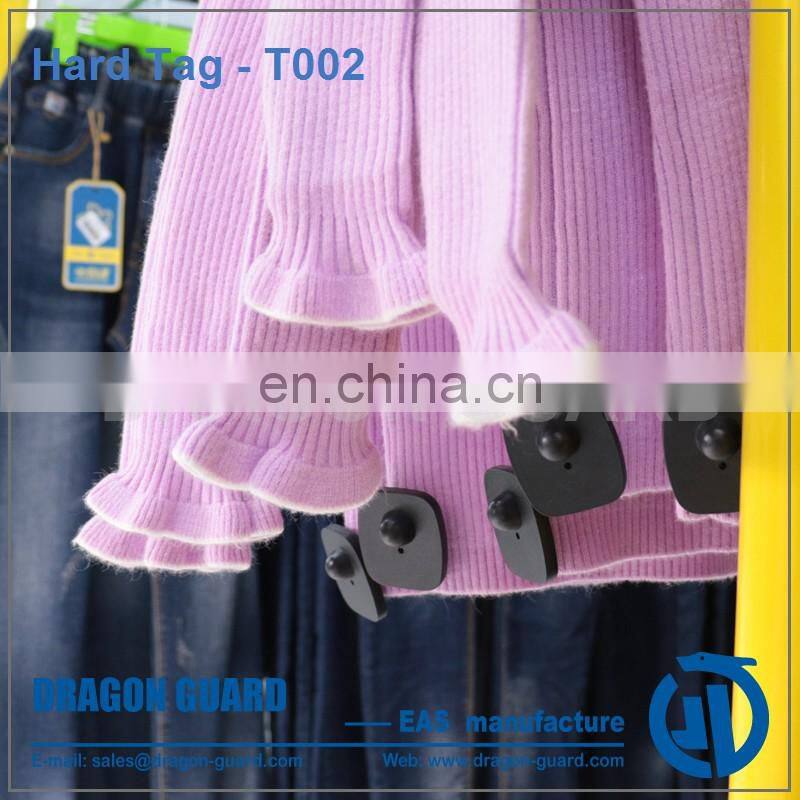 DRAGON GUARD Security Hard Tag, Mini Square eas tag, RF hard tag for bags garment tag alarm tag
