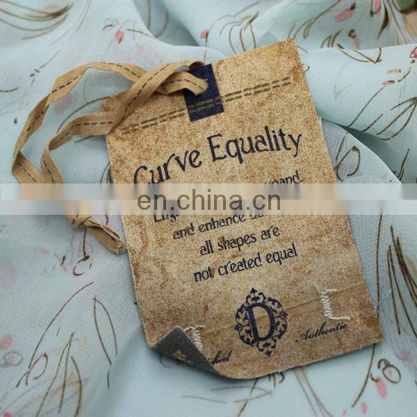 custom die cut hang tags/shirt hang tag