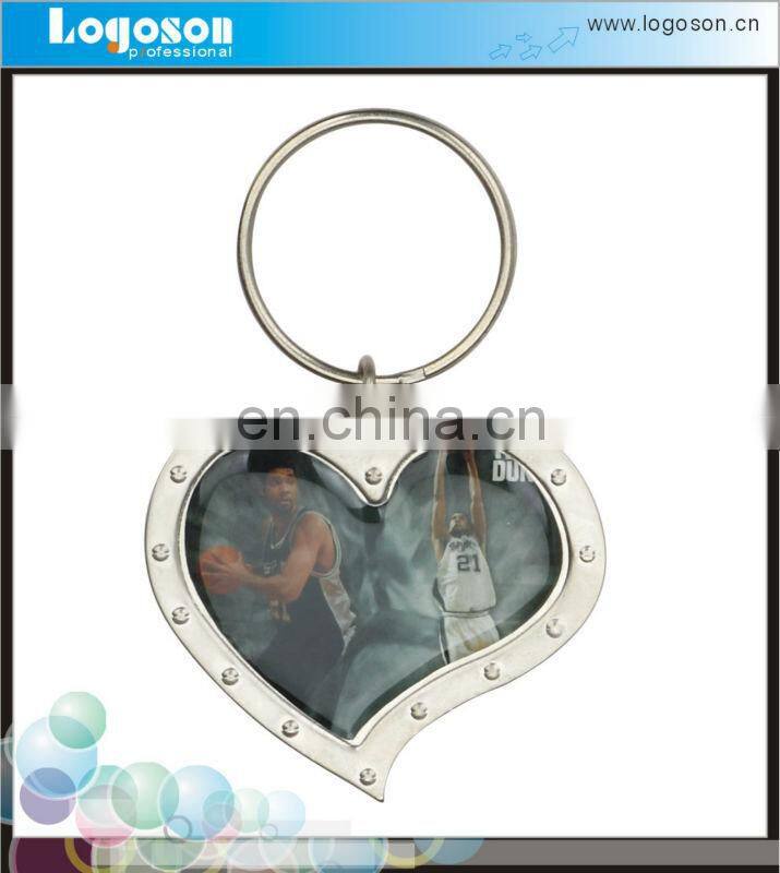 Custom photo keyring for new year deceration gift