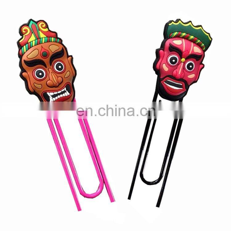 Metal wooden korean bookmark clip