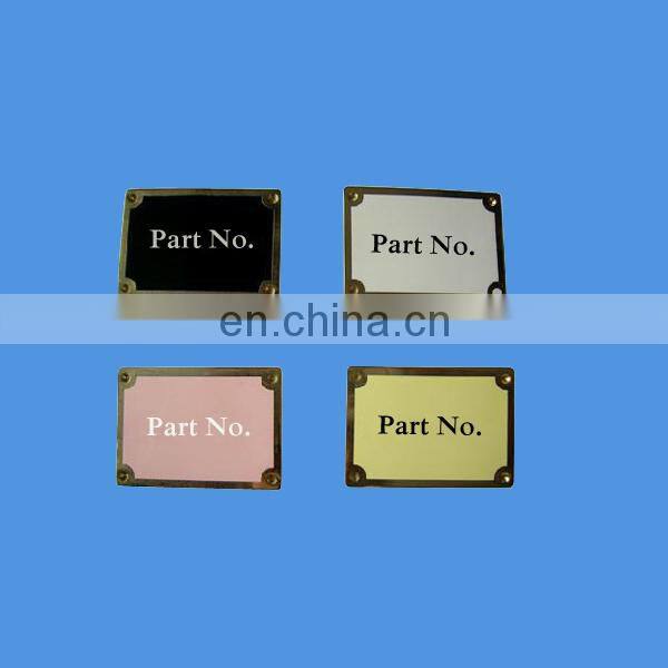 custom print epoxy self adhesive aluminum sticker label