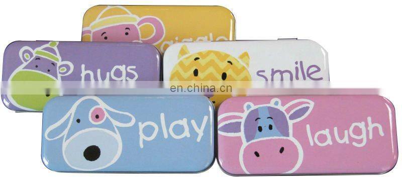 metal tin pencil box