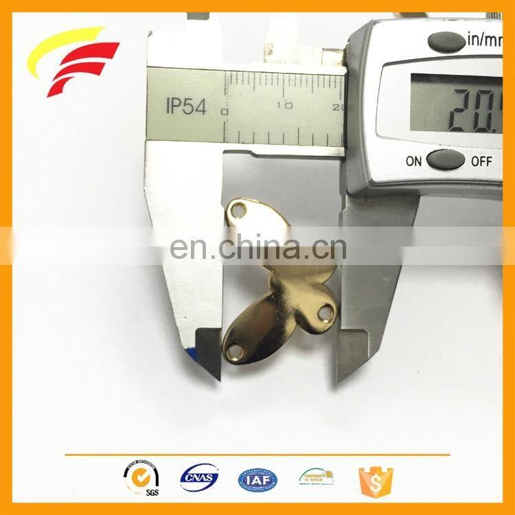 zinc alloy butterfly animal shape decorative buckle for sewing on garment