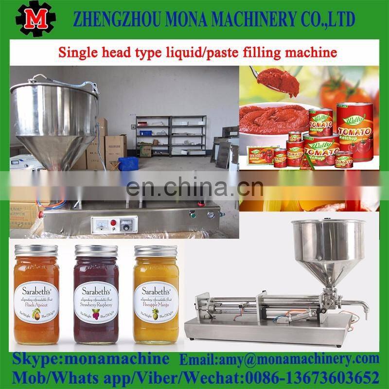 High quality Pneumatic Piston Cream/Paste Filling Machine/automatic hot sauce filling machine