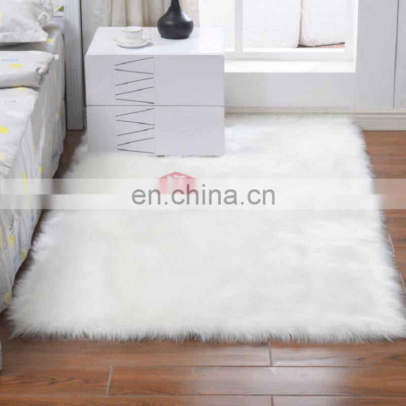 Indoor Carpet Soft Polyester Fake Fur Rug
