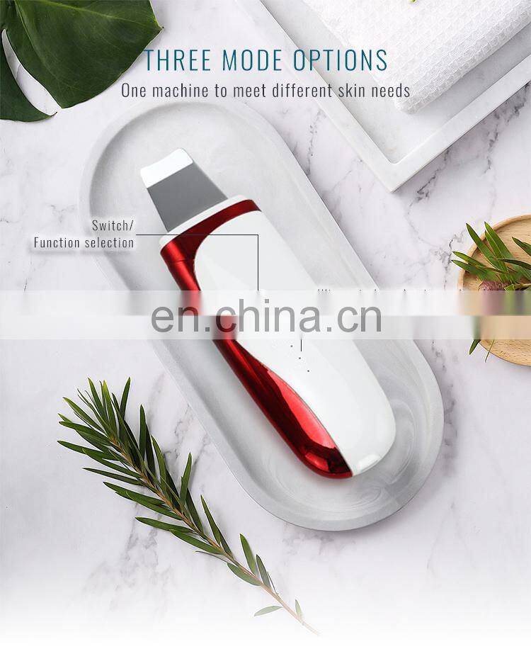 Home Use Beauty Ultrasonic Shovel Skin Instrument Skin Scrubber Ultrasonic For Sale