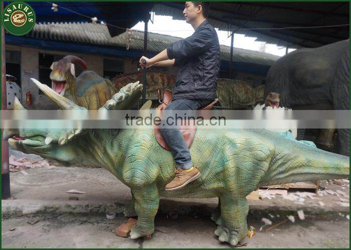 Lisaurus-J Park walking animatronic dinosaur ride for sale