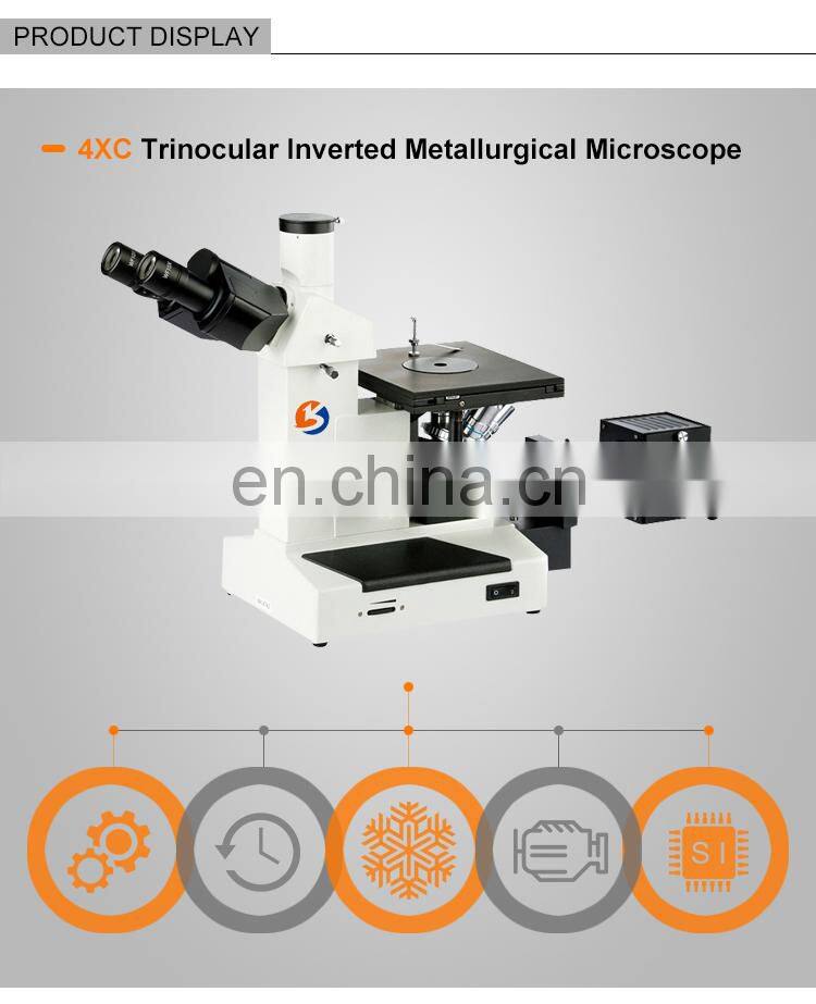 4XB Low Price Binocular Inverted Metallographic Microscope from China