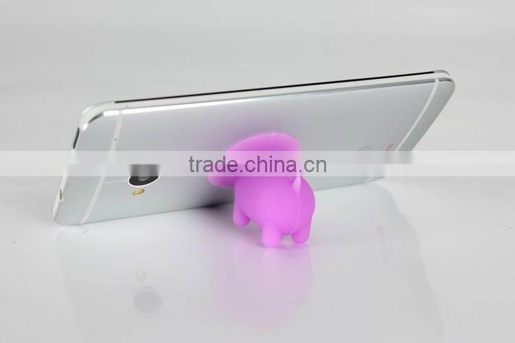 LOT Pink Piggy Sucker Mobile Phone Stand Silicone Phone Holder