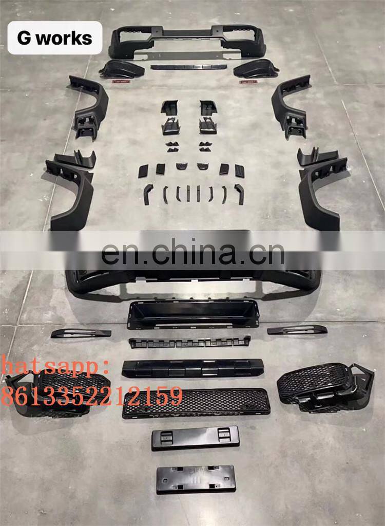 2019y new G class W464 G63 G500 G350 front bumper fender lights rear bumper body kit for cars w464 W463A G63 b style car kit set